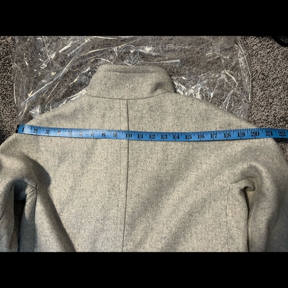 😍 NEW J. Crew City Winter Wool Jacket Coat Grey Size 4 - Picture 9 of 9